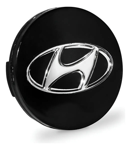 Centro de Roda Hyundai HB20 2013-2015 Krmai Preto: Encaixe Preciso para o Compacto Nacional