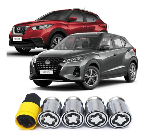 Trava de Roda Nissan Kicks: Parafuso Antifurto que Protege Seu Investimento